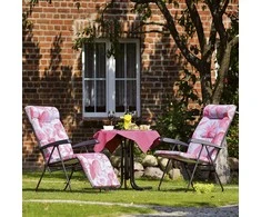 Staliukas sodo Dine &amp; Relax 70 cm punti / antracito PATIO