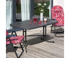 Stół sodo Dine &amp; Relax 150 x 90 cm pizarra / antracito PATIO