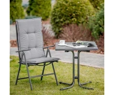 Lauko baldų komplektas Pietūs ir sodo stalas Relax 70 x 70 cm pizarra PATIO