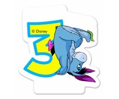 Gimtadienio žvakė 3 Mikė Pūkuotukas ir draugai DISNEY