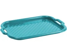 Plastikinis padėklas vidutinis Clever 46 x 33 x 3 cm mėlynas DOMOTTI