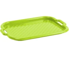 Padėklas plastikinis 46x33x3 cm žalios spalvos Domotti 229020