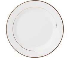 Desertinė lėkštė AMBITION AURA GOLD, porcelianinė, 16,5 cm