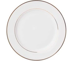 Desertinė lėkštė Aura Gold Ambition 19cm balta