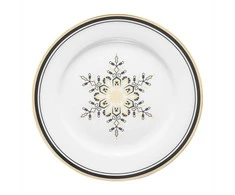 Art Deco Stars Kalėdinė desertinė lėkštė 19 cm AMBITION