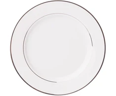 Desertinė lėkštė AMBITION AURA Sidabrinis, porcelianinė, 19 cm