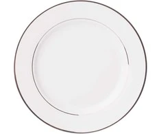 Desertinė lėkštė AMBITION AURA Sidabrinis, porcelianinė, 19 cm