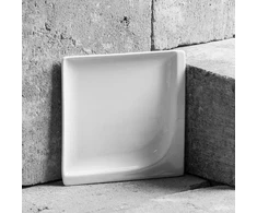 Monaco porcelianinė kvadratinė desertinė lėkštė 14 x 14 cm AMBITION