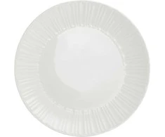 Desertinė lėkštė AMBITION Perla, baltos sp., porcelianas, 22 cm