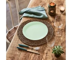 Diwali Paradise žalia vakarienės lėkštė 25 cm LUMINARC