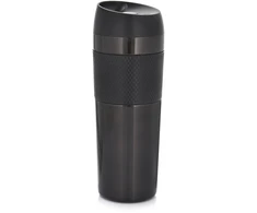 Terminis puodelis metalinis 450 ml juodas AMBITION