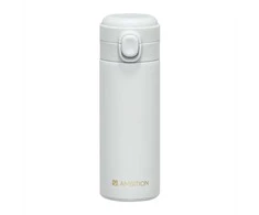 Termo puodelis su saugos mygtuku Alice Ambition 350 ml pilkas