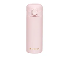 Termo puodelis su saugos mygtuku Alice Ambition 350 ml rožinis