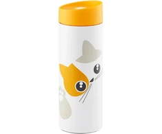 Termo puodelis Kitty 350 ml oranžinė AMBITION