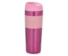 Termo puodelis Metalic 450 ml rožinė AMBITION