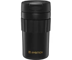Termo puodelis Nino 450 ml juoda AMBITION