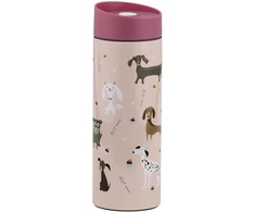 Gertuvė-termosas 350 ml PETS rausva spalva, šuniukai Ambition 42215