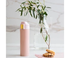 Dajar Termopuodelis su užraktu Glossy Ambition 420ml rožinis