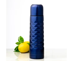 Termos do kawy i herbaty Tesoro 600 ml tamsiai mėlyna AMBITION