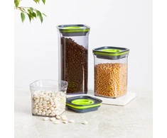 Vakuuminis indas 1,5 l, pilkas / žalias, susukamas, AMBITION