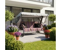 Venezia C013-04BB PATIO sodo sūpynės su tinkleliu nuo uodų