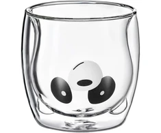 Verre Panda 300 ml AMBITION termo stiklas vaikams