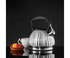 Virdulys 2,5 l CURLY plieno/juodos spalvos Ambition 42776
