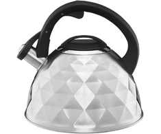 Virdulys su gwizdkiem Diamond 2,5 l plieno AMBITION