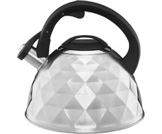 Virdulys su gwizdkiem Diamond 2,5 l plieno AMBITION