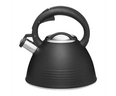 Virdulys su gwizdkiem Linea 2,5 l juoda AMBITION