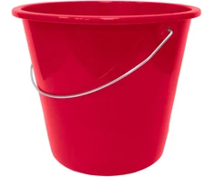 Kibiras plastikinis 5 l raudona spalva Jotta 229001