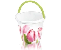Wiadro su nadrukiem Tulipan 10 l BRANQ