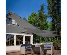 Patio Šešėlių burė 3,6 x 3,6 x 3,6 m UV 50+PA antracito terasa