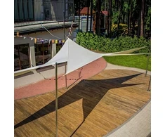 Šešėlių burė 3,6 x 3,6 x 3,6 m UV50+PA ecru PATIO