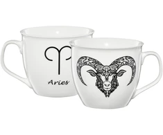 Zodiako porcelianinis puodelis 550 ml Aries AMBITION