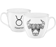 Zodiako porcelianinis puodelis 550 ml Taurus AMBITION