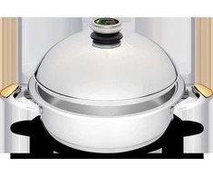 "Zepter" Aukštos Kokybės Metalo Troškintuvas, 5,0 l, Ø28 cm, Analoginis Temperatūros Indikatorius