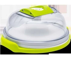 VacSy® Sūrio/Pyrago Padėklas Su Dangčiu Ø19cm