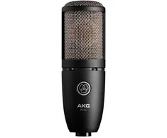 AKG P220 - large-diaphragm condenser microphone, juodas
