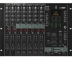 Behringer DX2000USB - professional 7-Channel DJ Mixer with INFINIUM 'Contact-Free' VCA Crossfader and USB/Audio Interface