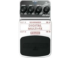Papildoma muzikos įranga: „Behringer FX600“ efektų procesorius