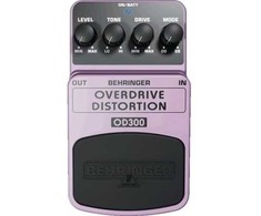 Behringer OD300 efektų pedalas Violetinė, Juoda