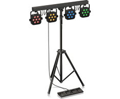 Behringer STAGE TRI LED BUNDLE ST1 4xLEDPAR rinkinys su valdikliu ir stovu