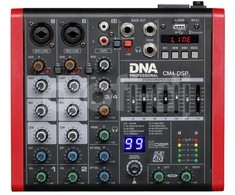 Dna Professional DNA CM4-DSP - USB garso maišytuvas su MP3 grojimo funkcija