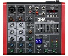 Dna Professional DNA CM4-DSP - USB garso maišytuvas su MP3 grojimo funkcija