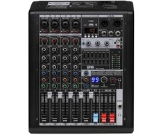 DNA Professional HLC 4 MK2 - analogue mixer with USB, Bluetooth, MP3, phantom power and a DSP processor