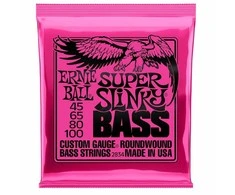 Stygos bosinei gitarai Ernie Ball 45 - 100 (Super Slinky Nickel Wound)