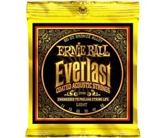 Stygos ak. gitarai Ernie Ball Everlast Light Bronze 0.011 - 0.052