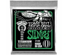 Stygos el. gitarai Ernie Ball Netgi Slinky Coated Titanium 12-56