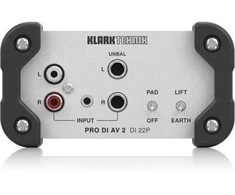 Pasyvus stereo Di Box Klark Teknik DI-22P